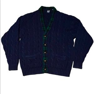 Vintage Gap Cable-knit Cardigan